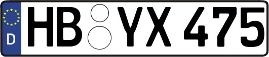HB-YX475