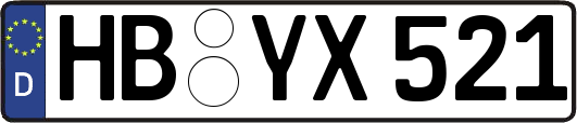 HB-YX521
