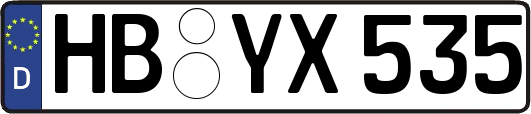 HB-YX535