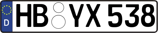 HB-YX538