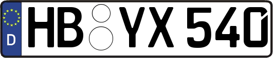 HB-YX540