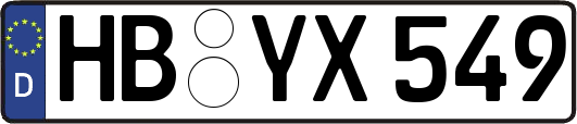 HB-YX549