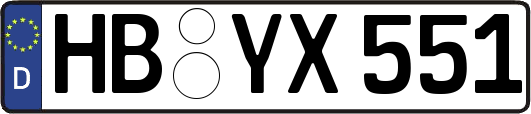 HB-YX551