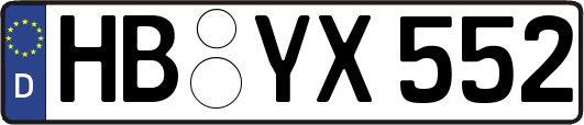 HB-YX552