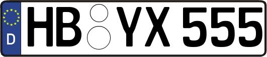 HB-YX555