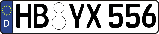 HB-YX556