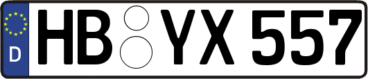 HB-YX557