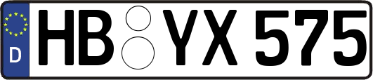 HB-YX575