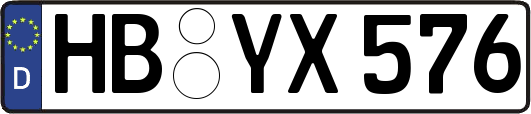 HB-YX576