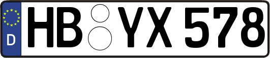 HB-YX578
