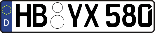 HB-YX580