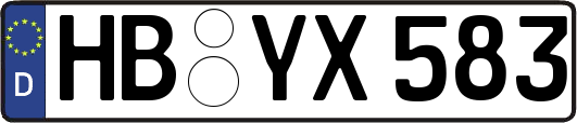 HB-YX583