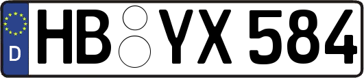 HB-YX584