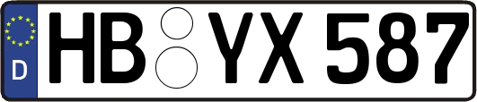 HB-YX587