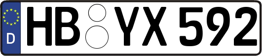 HB-YX592