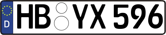 HB-YX596