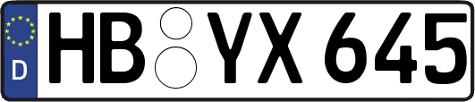 HB-YX645