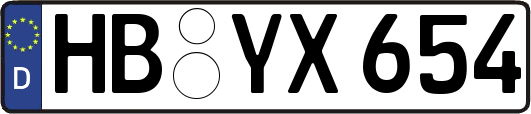 HB-YX654