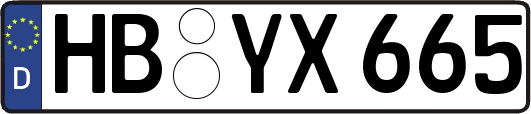 HB-YX665