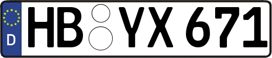 HB-YX671