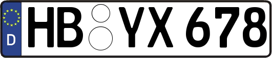 HB-YX678