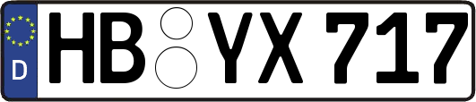 HB-YX717