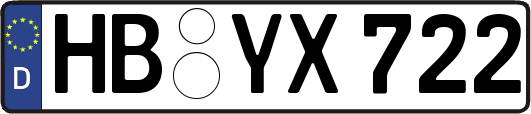 HB-YX722