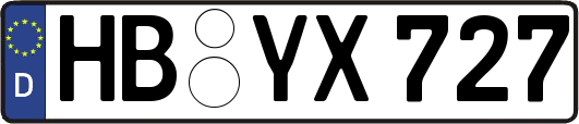 HB-YX727