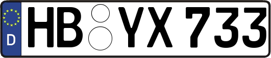 HB-YX733