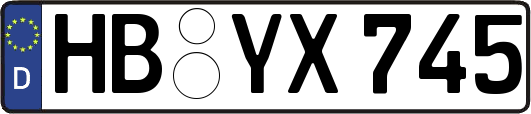 HB-YX745