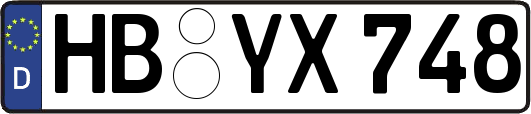 HB-YX748