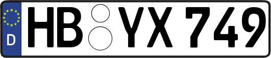 HB-YX749