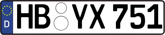 HB-YX751