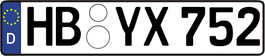 HB-YX752