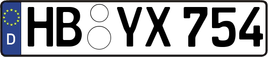 HB-YX754
