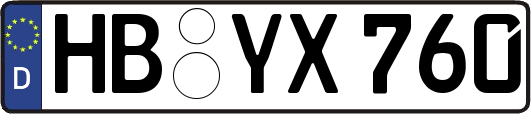 HB-YX760