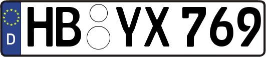 HB-YX769