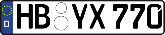 HB-YX770