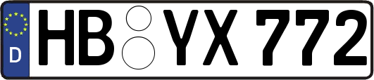 HB-YX772