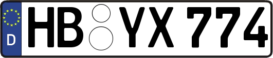 HB-YX774