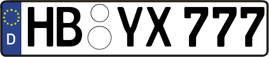 HB-YX777