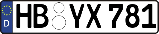 HB-YX781