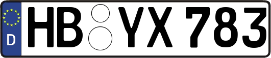 HB-YX783