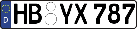 HB-YX787