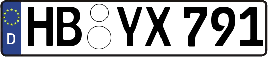 HB-YX791