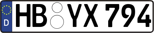 HB-YX794