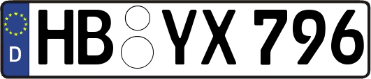 HB-YX796