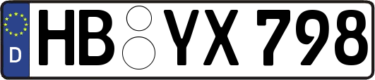 HB-YX798
