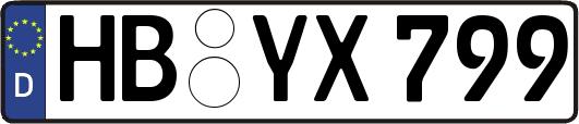 HB-YX799