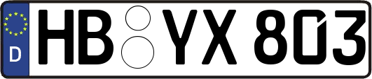 HB-YX803